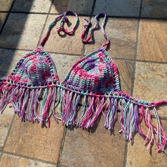 Pink Multicolor Festival Top - Picture 2 of 4